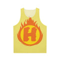 Superhero Letter H Fire Insignia Unisex Tank Top