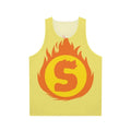 Unisex Superhero Letter S Fire Insignia Tank Top