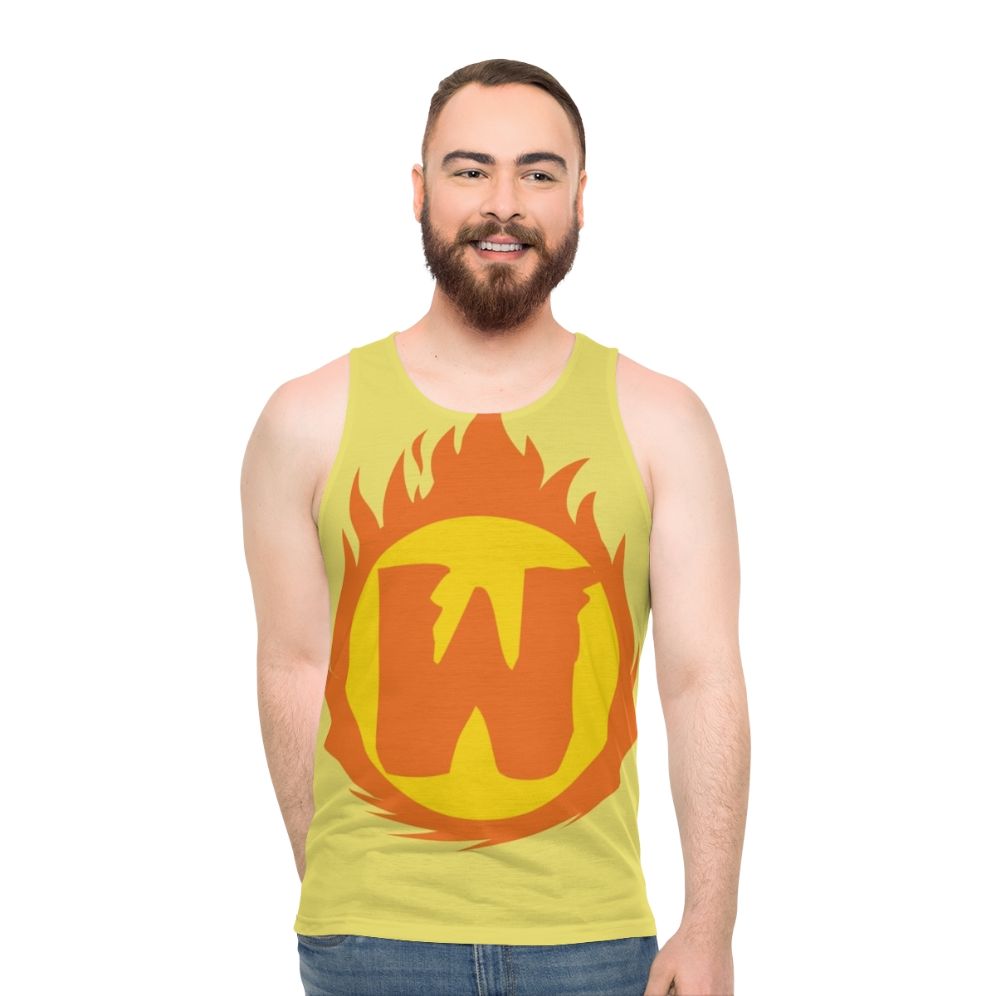 Superhero Letter W Insignia Unisex Tank Top