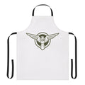 Superhero logo apron featuring a bold, stylized design inspired by the Marvel Cinematic Universe