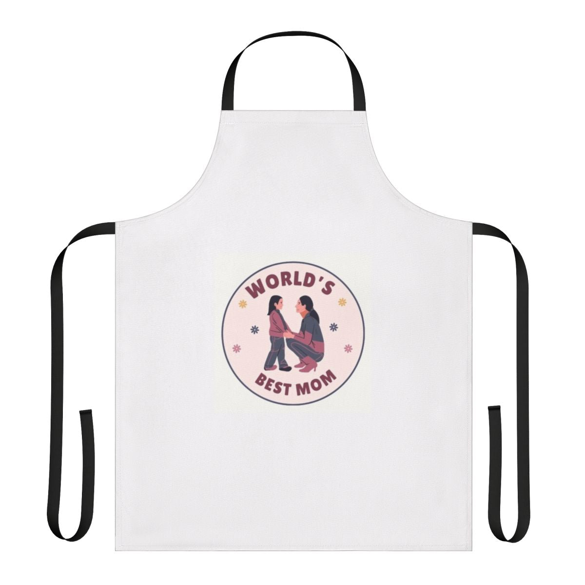 Superhero mom apron with inspirational quote "Every Mom Is A Superhero"