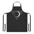 A high-quality apron featuring a stylish moon eclipse design, perfect for superhero fans in the kitchen.