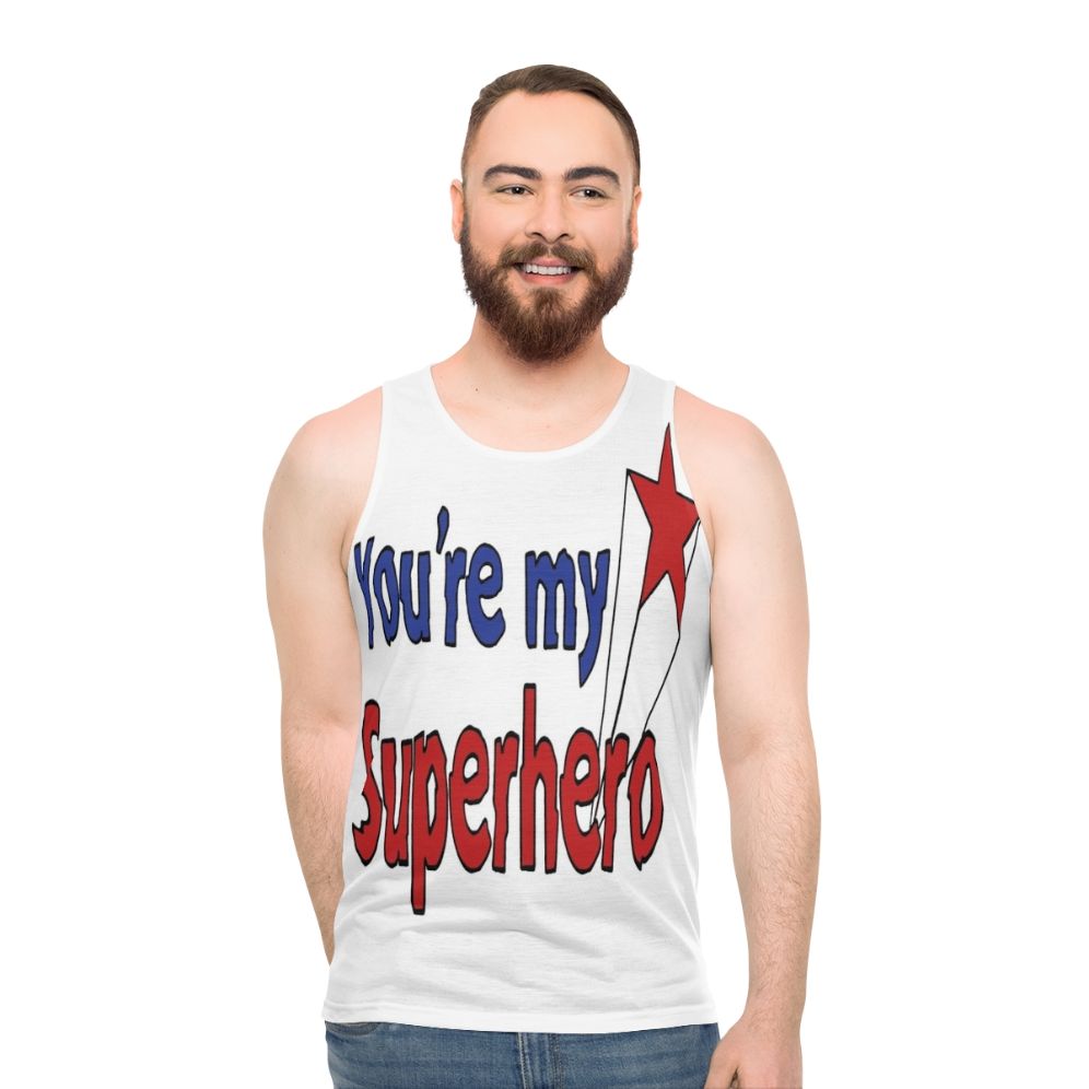 Superhero Pop Art Unisex Relaxed Fit Tank Top