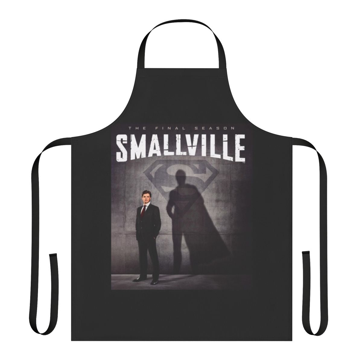 Smallville logo printed on a high-quality apron for fans of the popular TV series