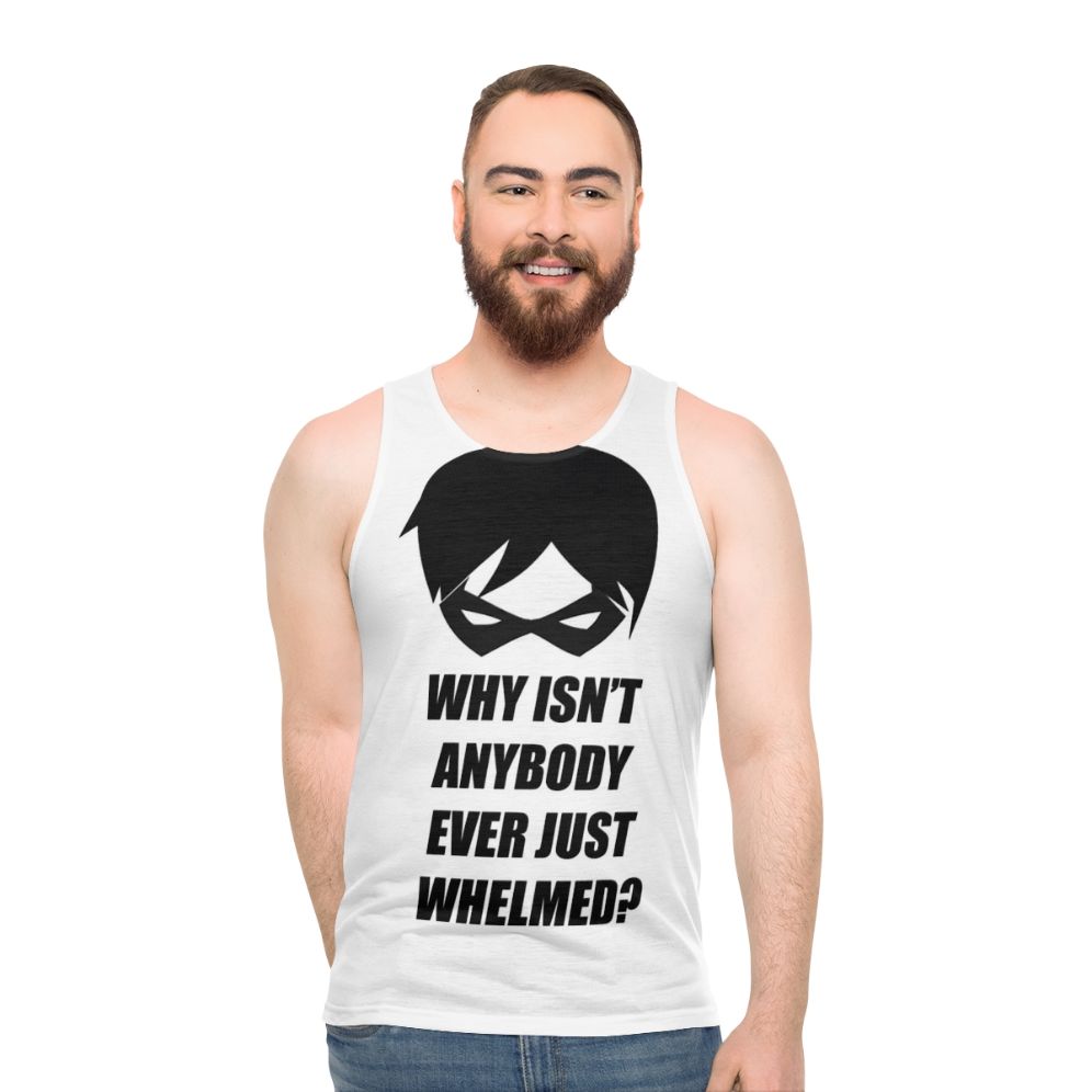 Superhero unisex tank top