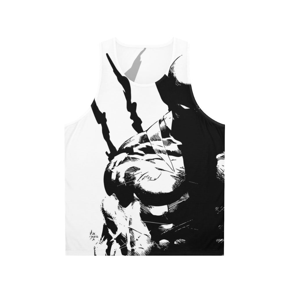 Unisex tank top with "The Best At What I Do" design, perfect for superhero and X-Men fans