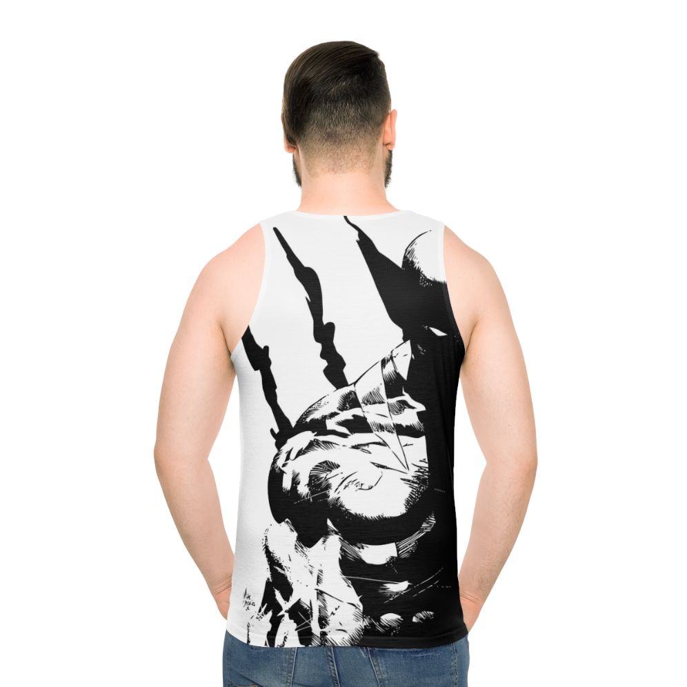 Unisex tank top with "The Best At What I Do" design, perfect for superhero and X-Men fans