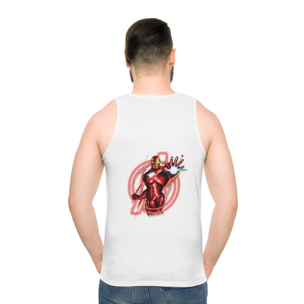 Superhero Unisex Tank Top with Marvel Iron Man Design