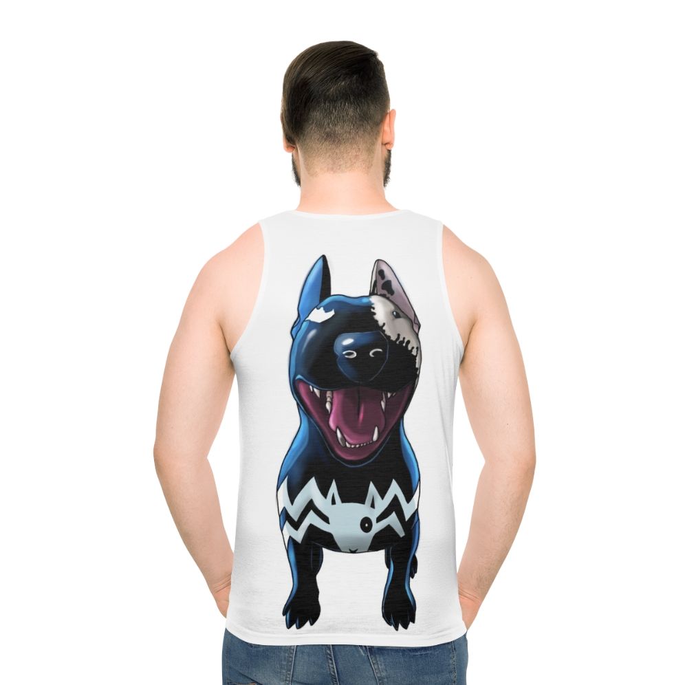 Superhero vs Supervillain Unisex Bull Terrier Tank Top