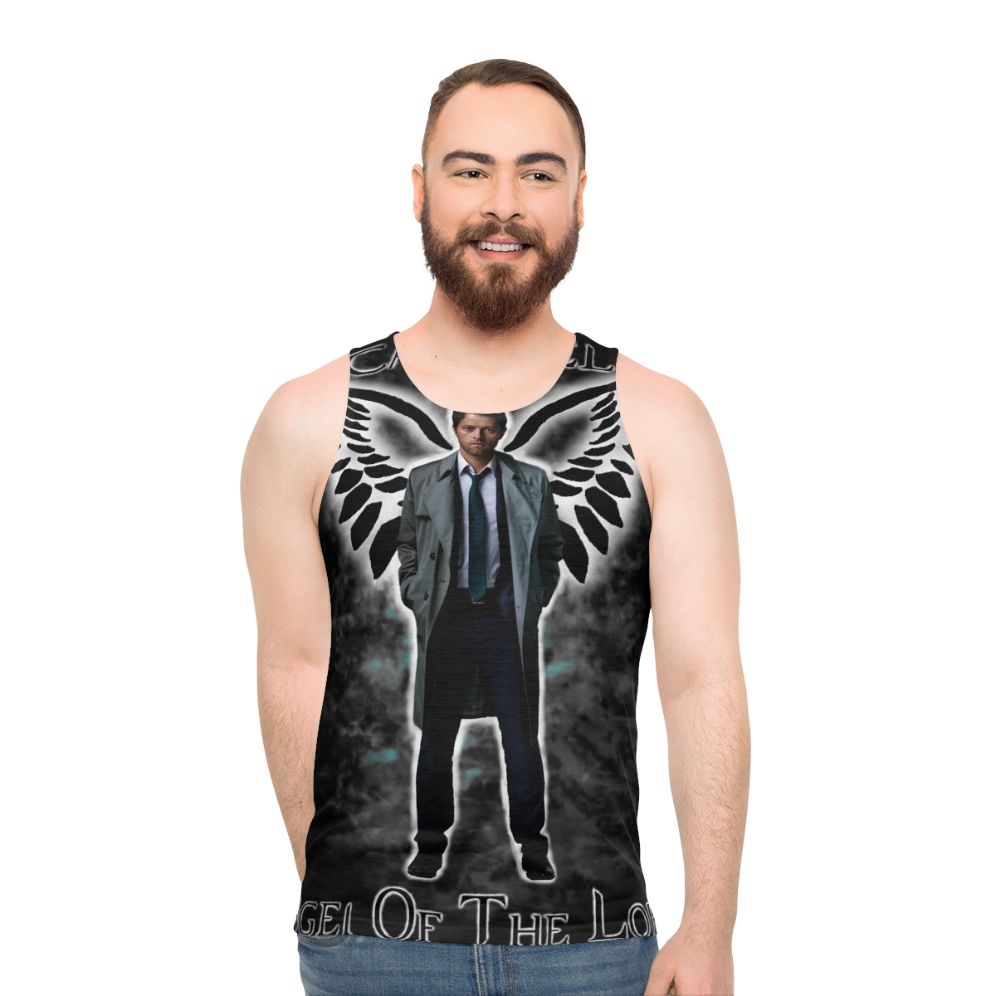 Supernatural Castiel Angel Unisex Tank Top