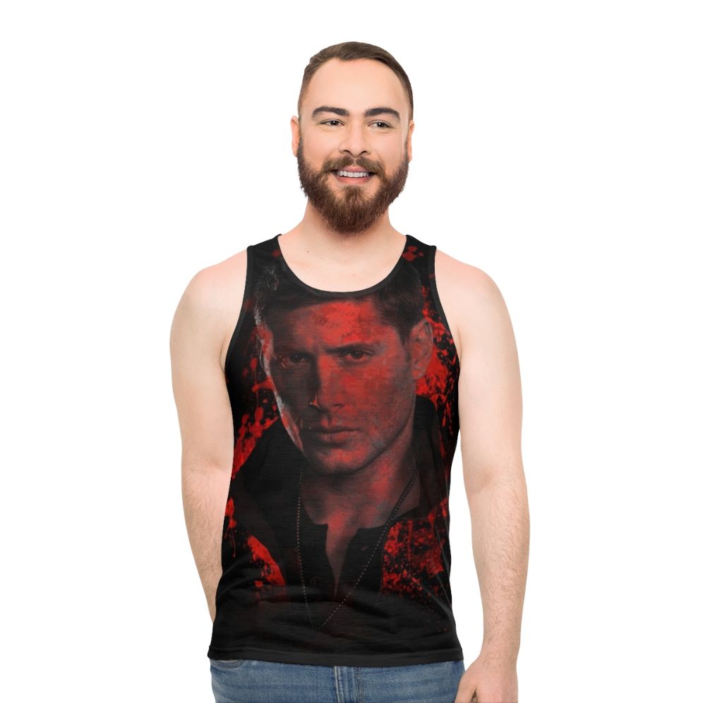 Supernatural Dean Winchester Unisex Splatter Tank Top
