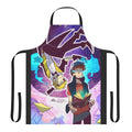 Gravity Falls inspired apron featuring Bill Cipher and Dipper Pines in a supernatural fantasy design