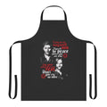 Supernatural-themed apron featuring the Winchester brothers and other iconic characters from the TV show