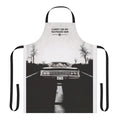 Demon hunter-inspired kitchen apron with supernatural, Winchester, and horror design elements