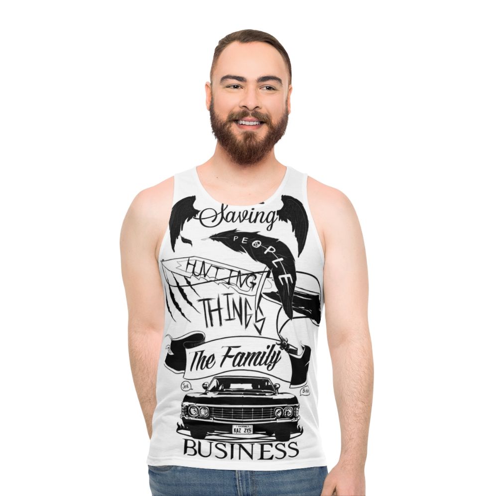 Supernatural Winchester Brothers The Family Business Unisex Tank Top