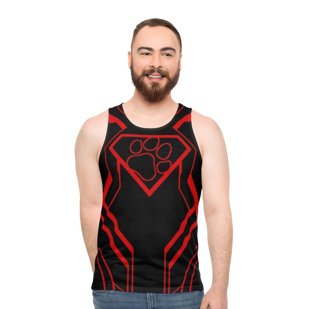 Superpup unisex LGBTQ+ pride tank top