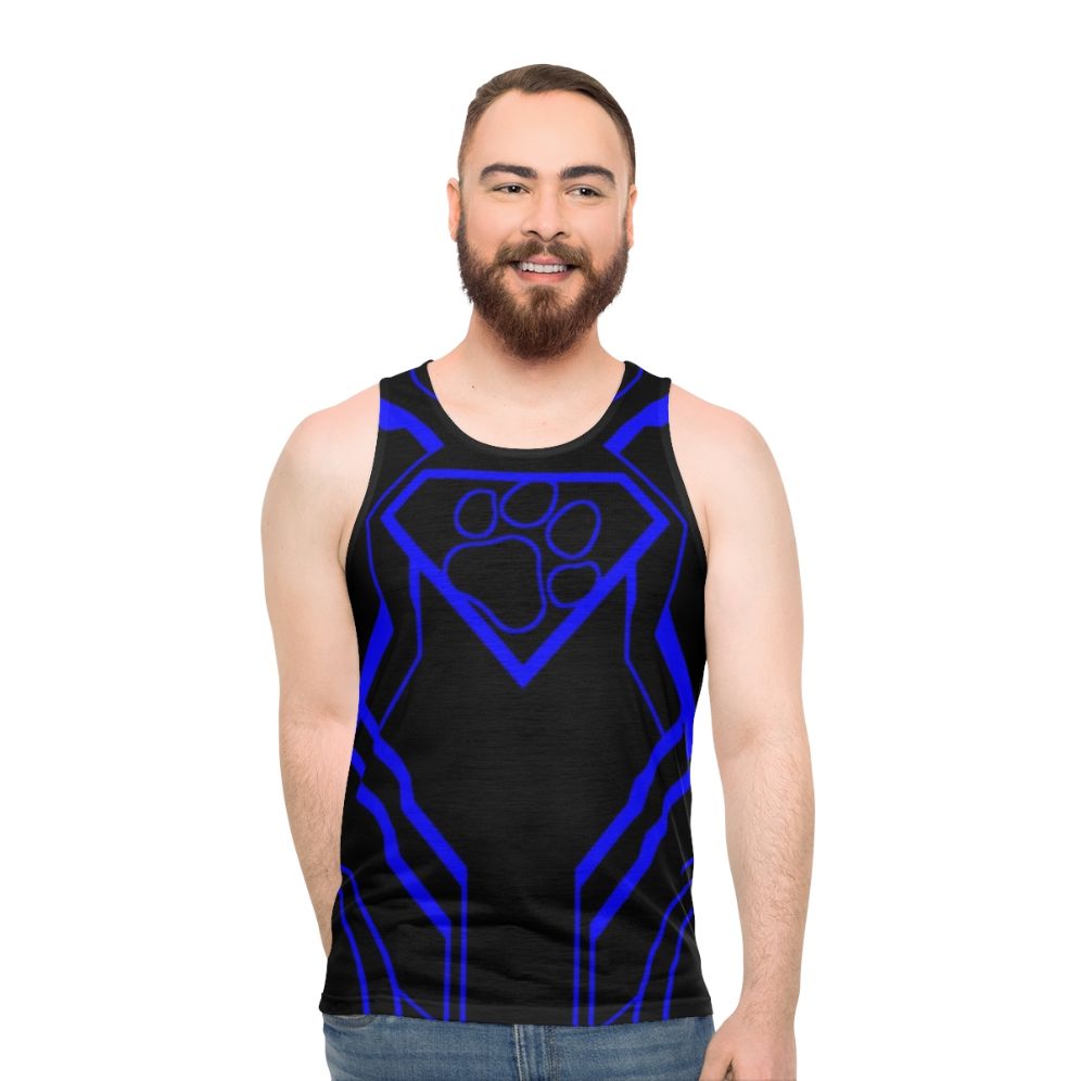 Superpup unisex superhero-inspired pride tank top