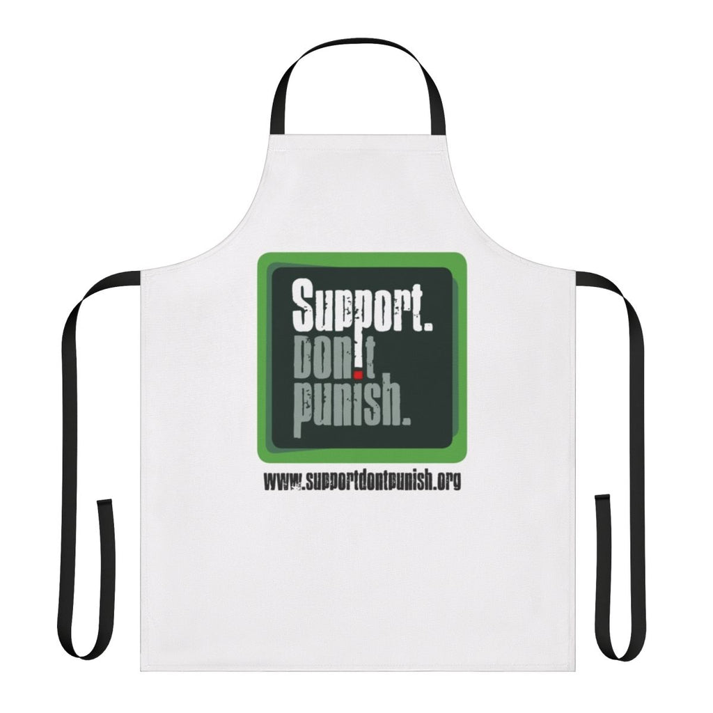 Support Don't Punish Apron promoting drug policy reform and harm reduction