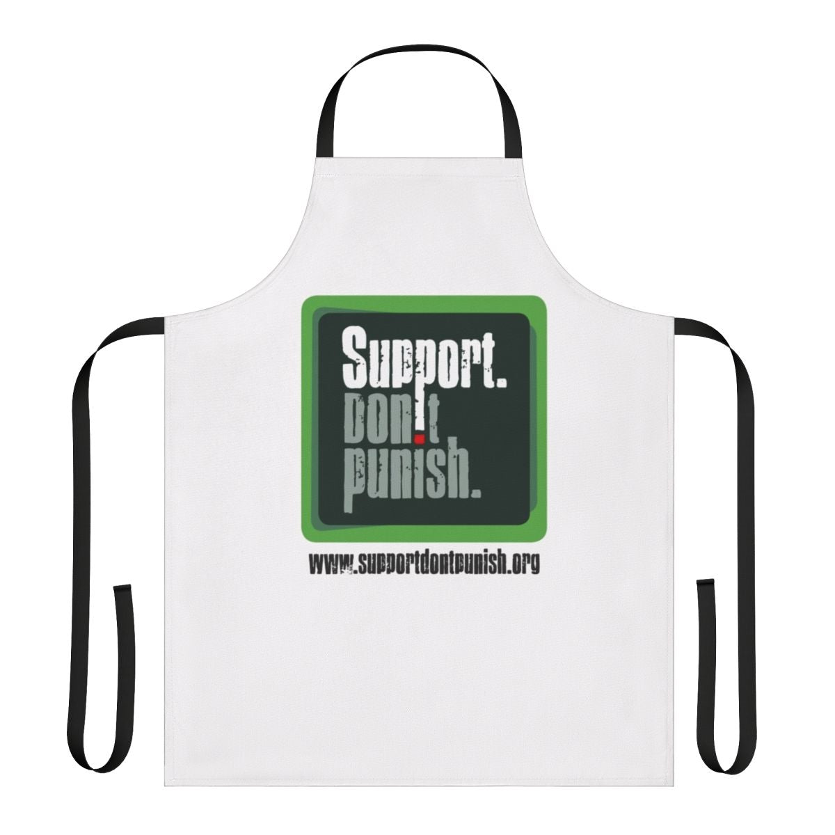 Support Don't Punish Apron promoting drug policy reform and harm reduction