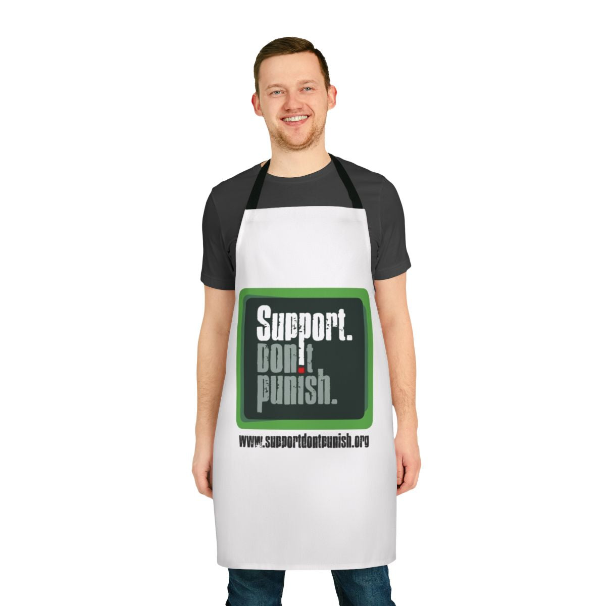 Support Don't Punish Apron promoting drug policy reform and harm reduction