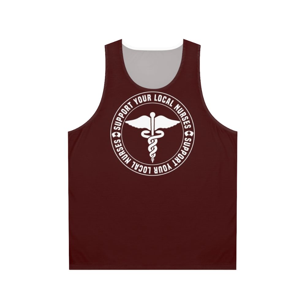 Support Your Local Nurse Heroes Unisex Tank Top