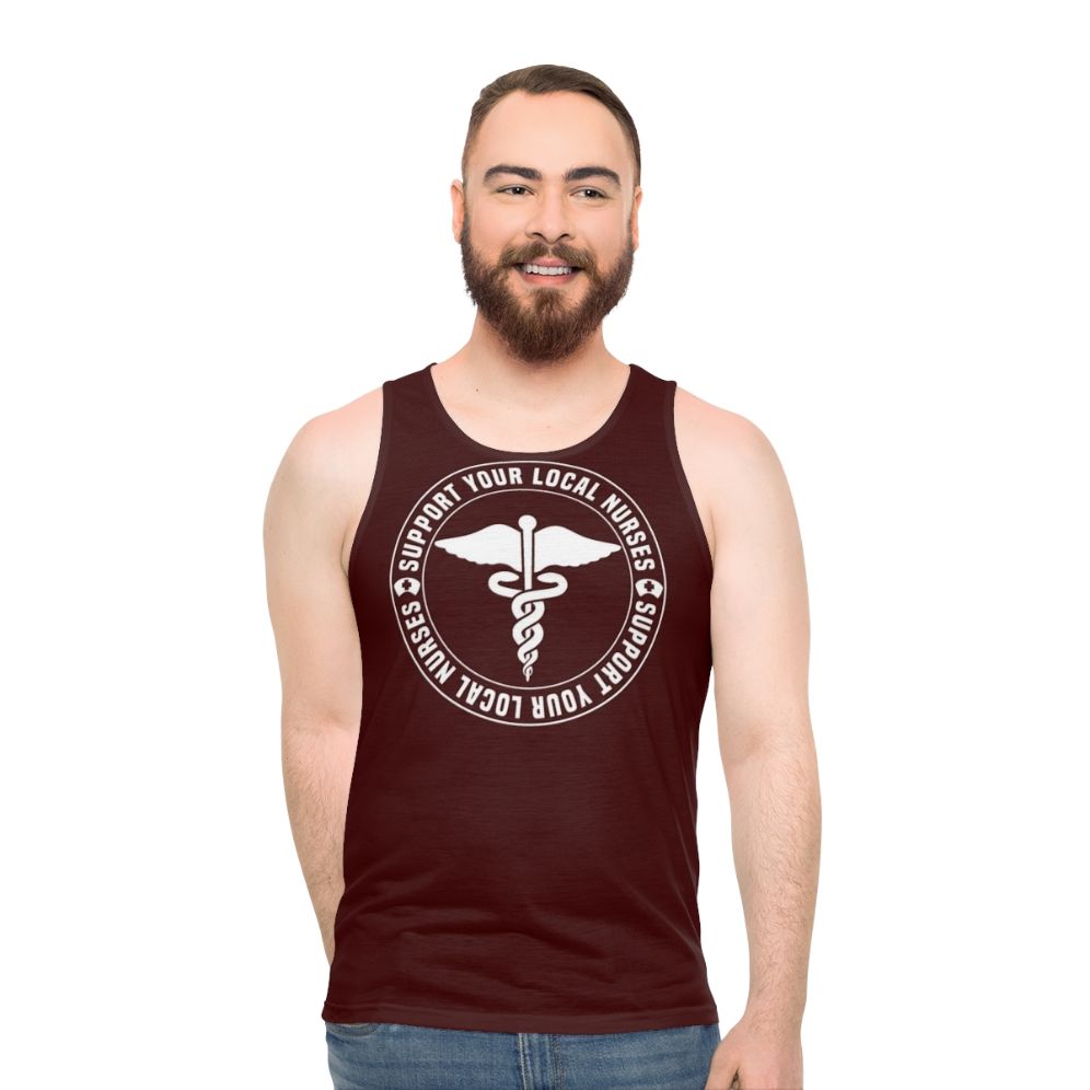 Support Your Local Nurse Heroes Unisex Tank Top
