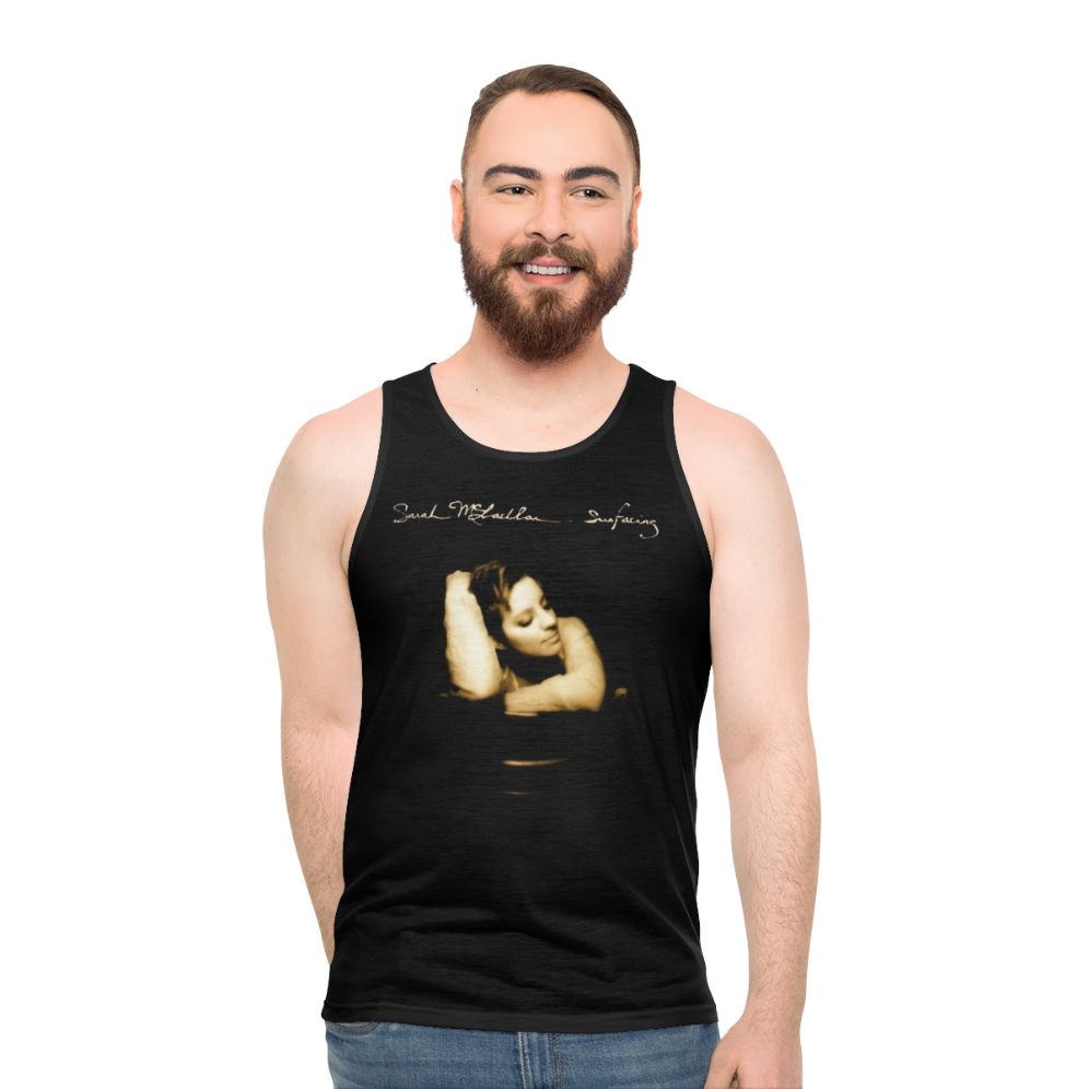 Surfacing Unisex Tank Top featuring Sarah McLachlan