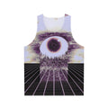 AOP t-shirt with surreal digital art design