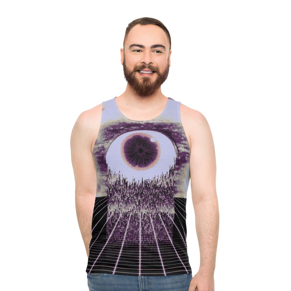 AOP t-shirt with surreal digital art design