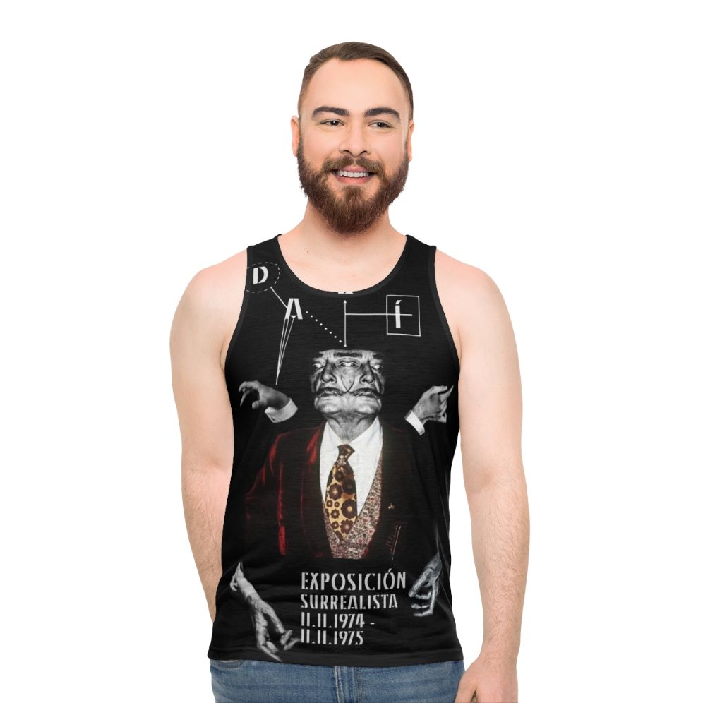 Surreal Salvador Dali inspired unisex tank top
