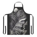 Surreal, creepy apron with a monstrous, horror-themed design