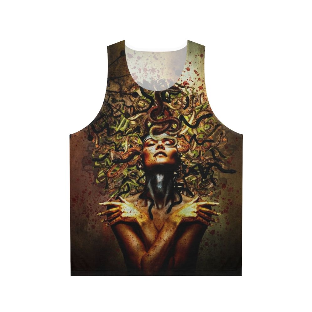 Surreal Medusa Snake Unisex Tank Top