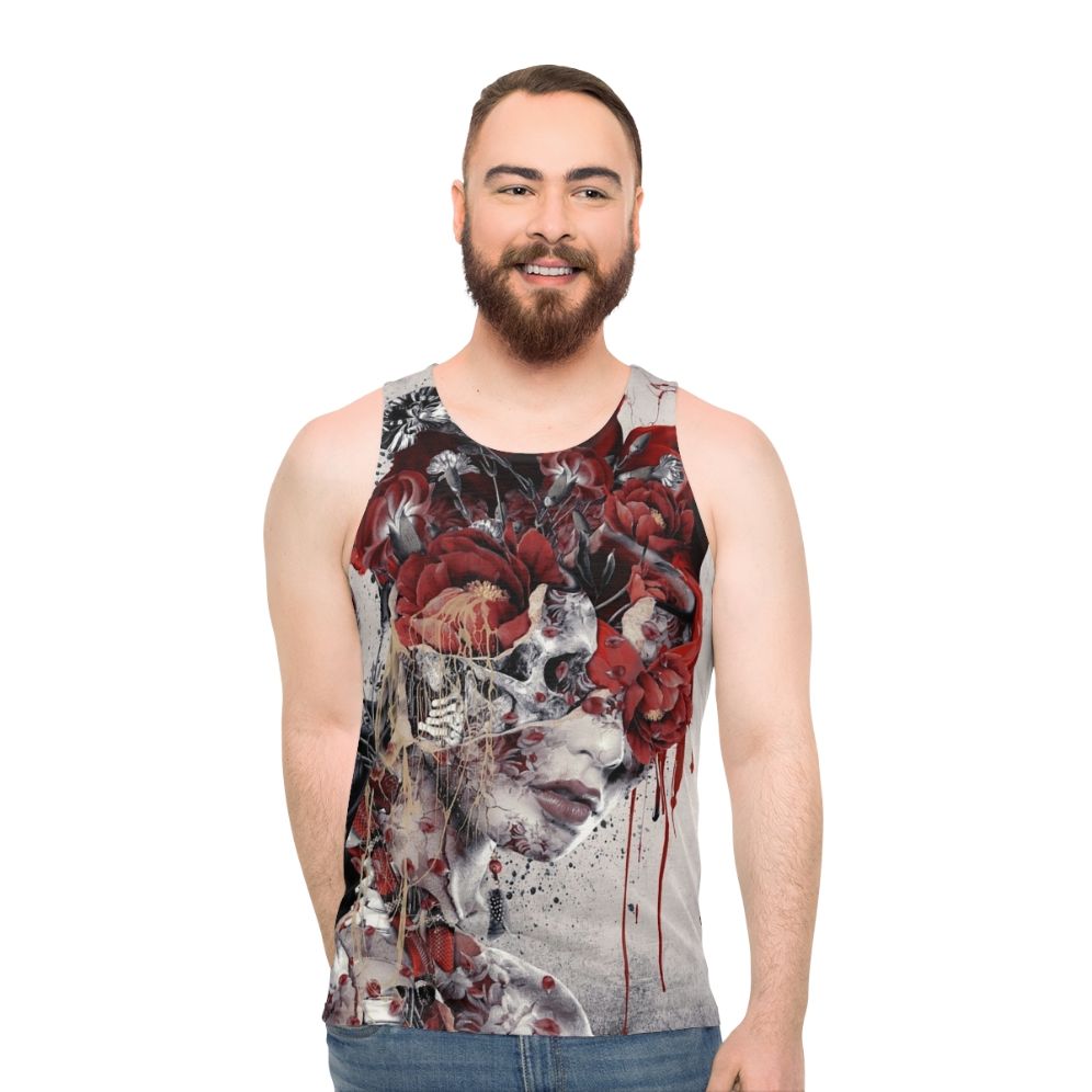 Surreal Queen of Flowers II Unisex Tank Top