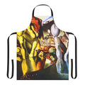 Surreal apron featuring Salvador Dali's 1937 painting "The Metamorphosis of Narcissus"