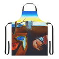 Apron featuring Salvador Dali's iconic surrealist painting The Persistence of Memory