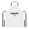 Surreal undersea-themed apron for music fans featuring vintage elements