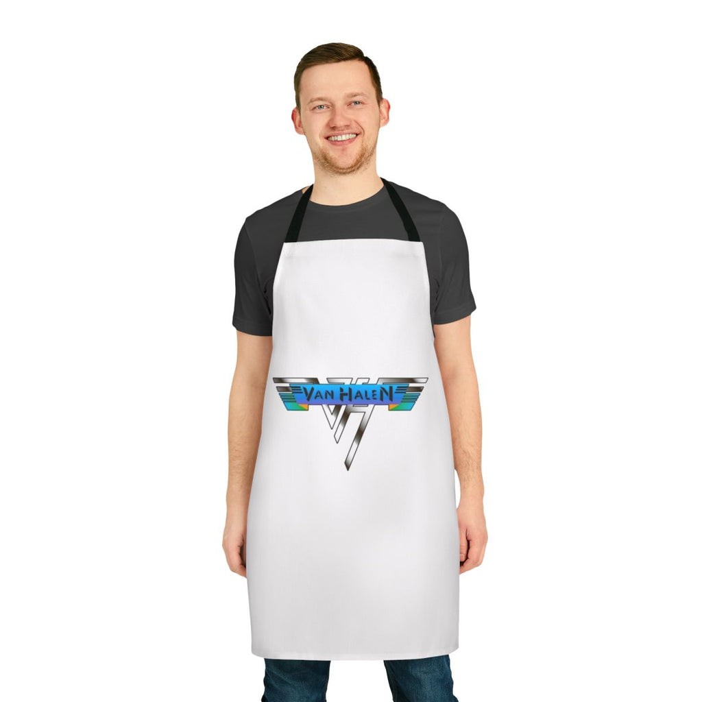 Surreal undersea-themed apron for music fans featuring vintage elements