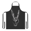"Wake Up" themed apron with surreal movie-inspired graphics