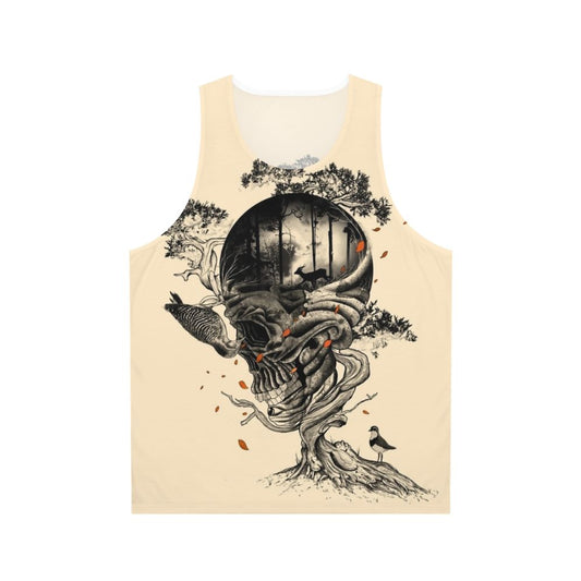 Surrealist nature and wildlife fantasy tank top