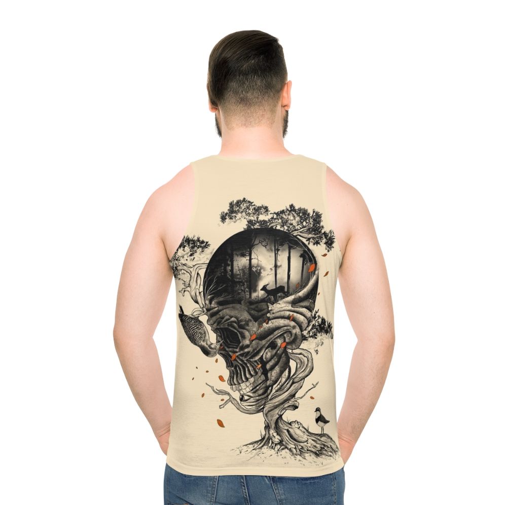 Surrealist nature and wildlife fantasy tank top