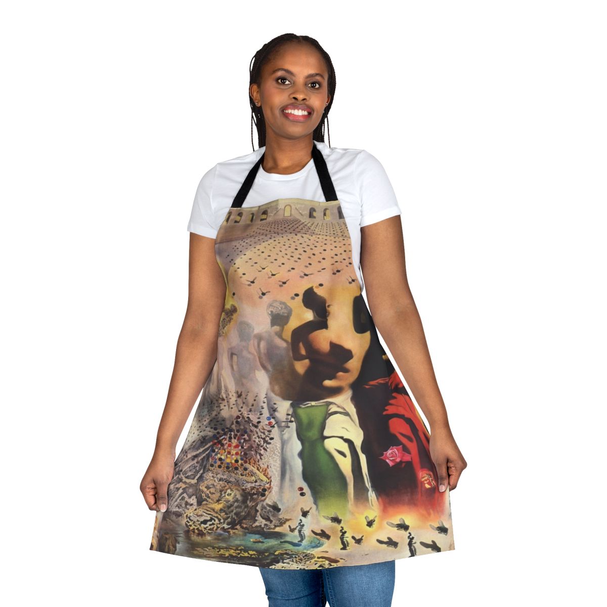 Surrealist apron featuring Salvador Dali's masterpiece "The Hallucinogenic Toreador"