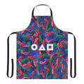 Squid Game inspired apron with survival game pattern design