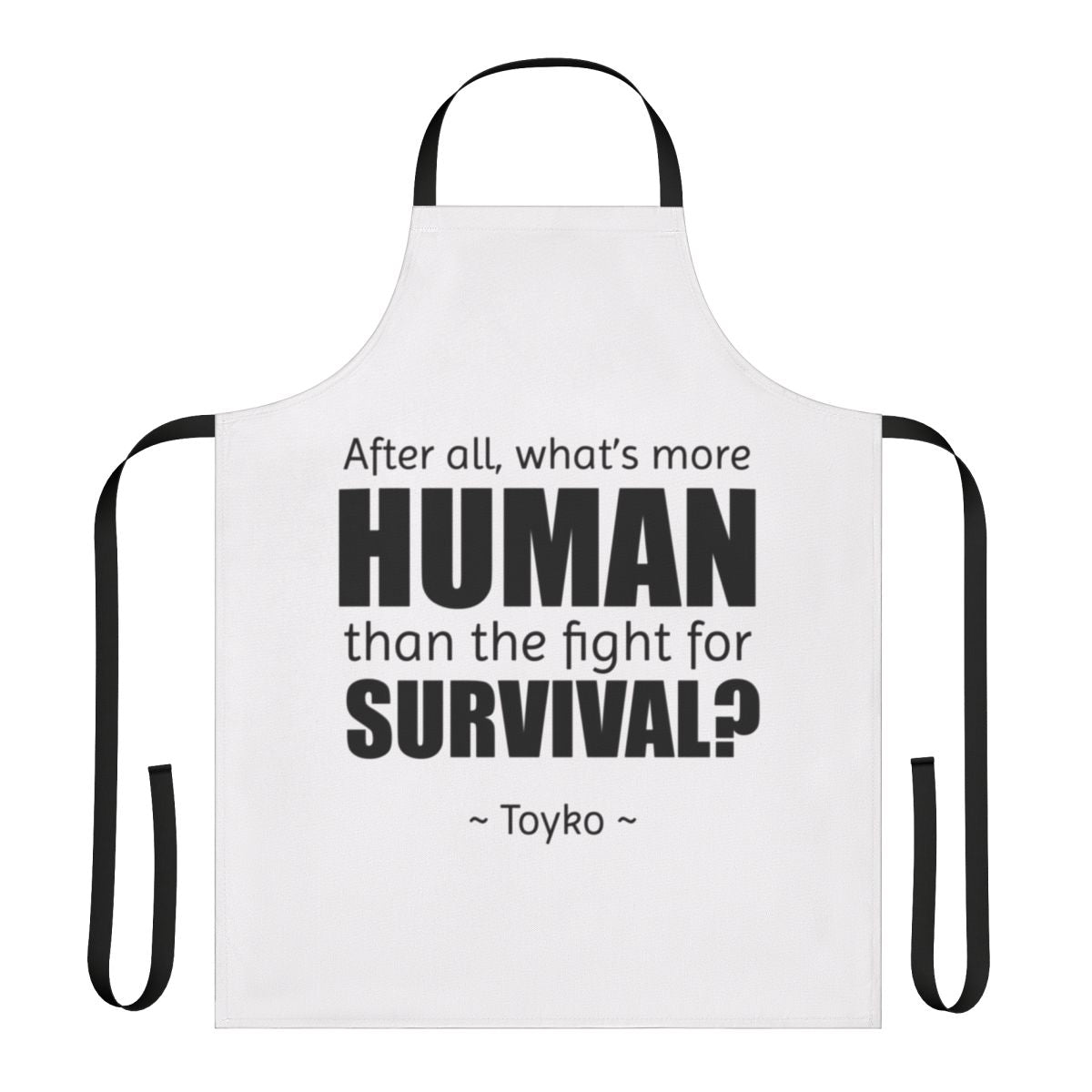 Survival-Themed Money Heist Apron with Characters from La Casa de Papel
