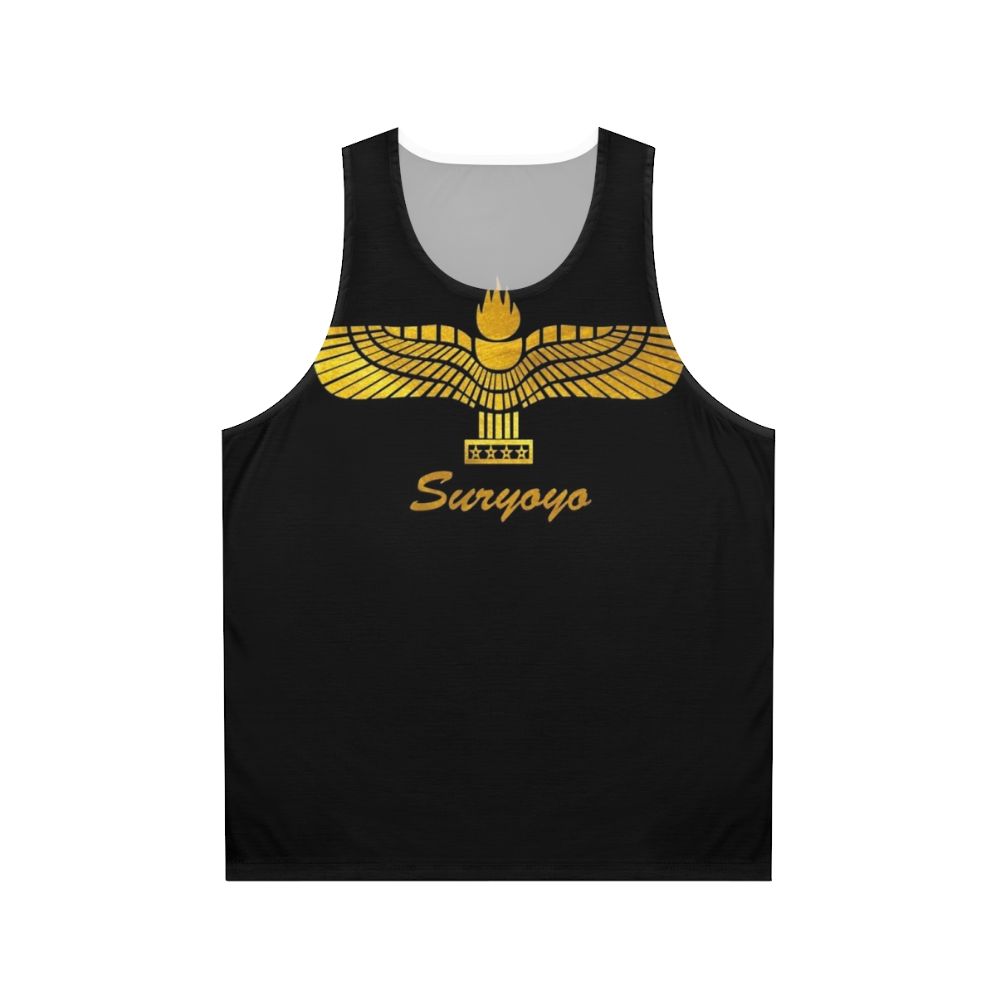 Suryoyo Logo Unisex Tank Top featuring Aramean Culture