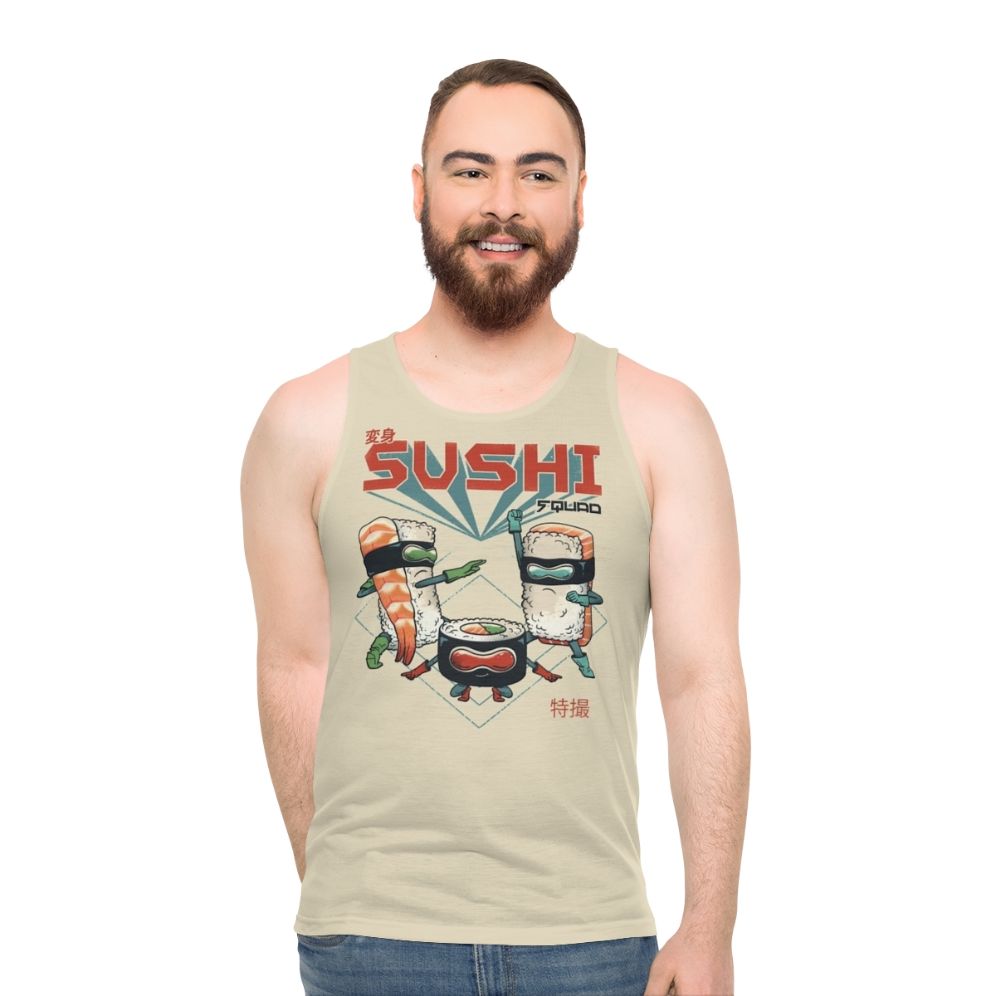 Sushi Squad Unisex Superhero Tank Top