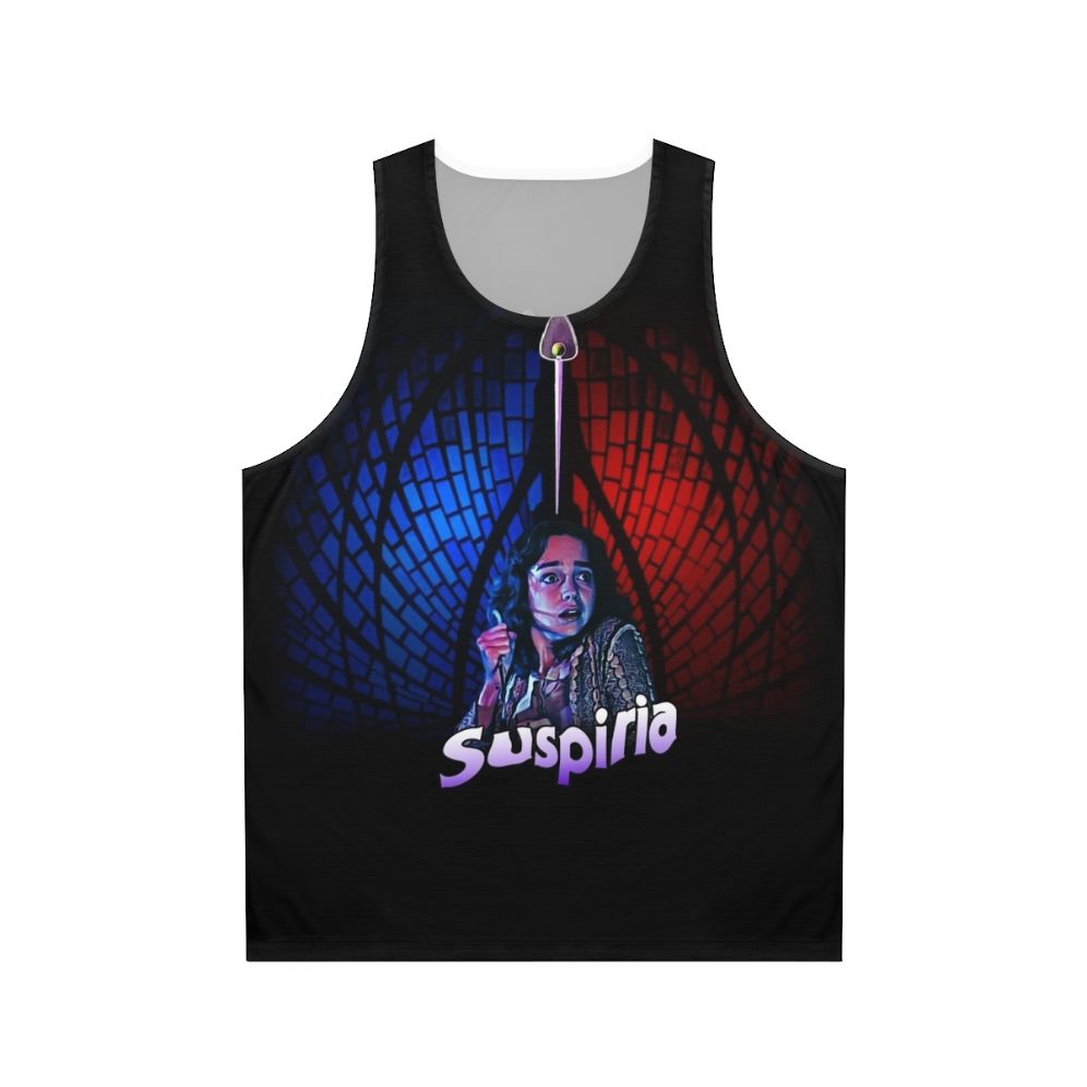 Suspiria 70s horror-themed unisex tank top