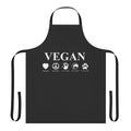 Sustainable vegan apron with plant-based design for eco-conscious cooking