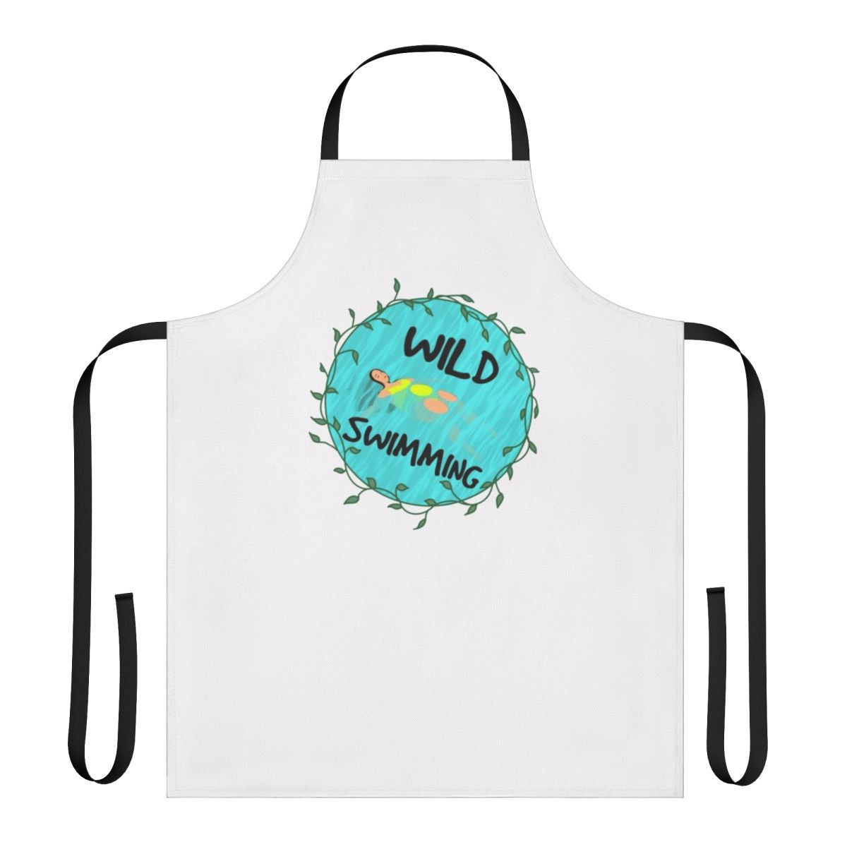 Sustainable wild swimming apron featuring nature-inspired design