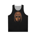 Sutton Hoo Helmet Unisex Tank Top featuring Anglo Saxon design