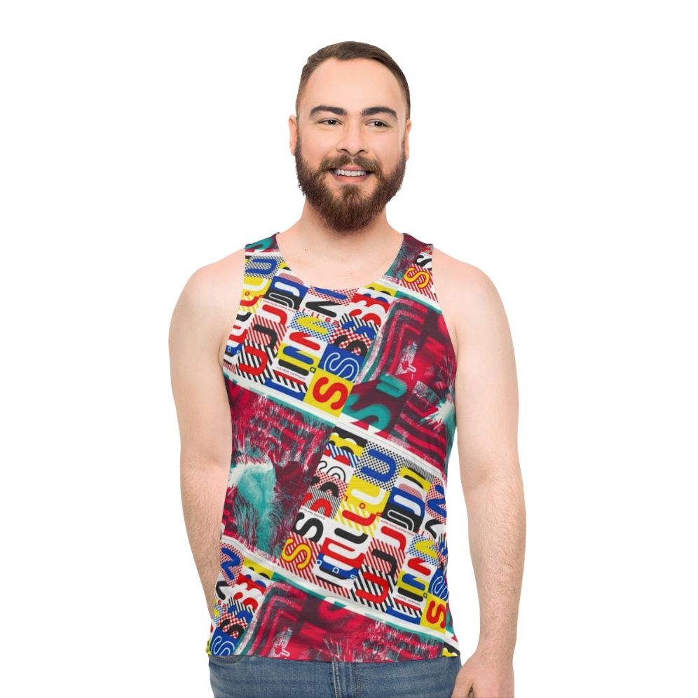 Suuns band unisex tank top
